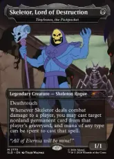【Foil】(2773)■ボーダーレス■《Skeletor, Lord of Destruction》/《すりのチビボネ/Tinybones, the Pickpocket》[SLD] 黒