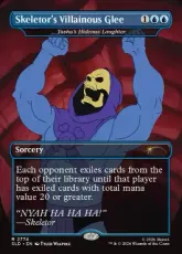 【Foil】(2774)■ボーダーレス■《Skeletor's Villainous Glee》/《ターシャズ・ヒディアス・ラフター/Tasha's Hideous Laughter》[SLD] 青