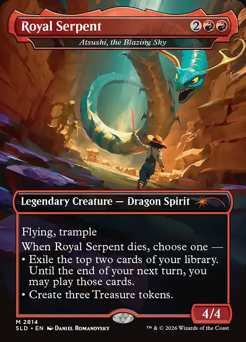 MTG 燃え立つ願い サインド 134)《燃え立つ空、軋賜/Atsushi, the Blazing Sky》[NEO] 赤R | 日本
