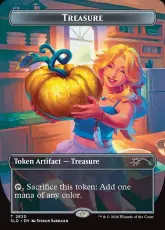 【Foil】(2820)■ボーダーレス■《宝物トークン/Treasure Token》[SLD]