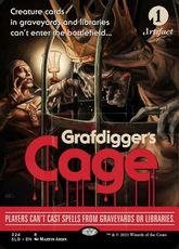 【Foil】(324)■ボーダーレス■《墓掘りの檻/Grafdigger's Cage》[SLD] 茶R