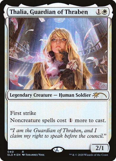 Foil】《スレイベンの守護者、サリア/Thalia, Guardian of Thraben 