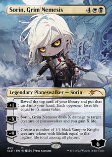 【Foil】(400)■ボーダーレス■《死の宿敵、ソリン/Sorin, Grim Nemesis》[SLD] 金R