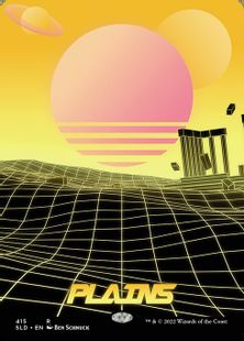 Foil】(415)□ボーダーレス□《平地/Plains》[SLD] 土地 | 日本最大級 