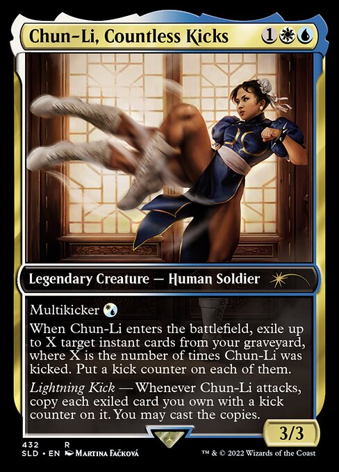 Chun-Li, Countless Kicks》[Secret Lair] 金(432) | 日本最大級 MTG通販サイト「晴れる屋」