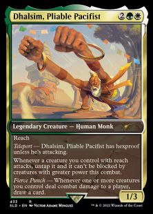 (433)■フルアート■《Dhalsim, Pliable Pacifist》[SLD] 金R