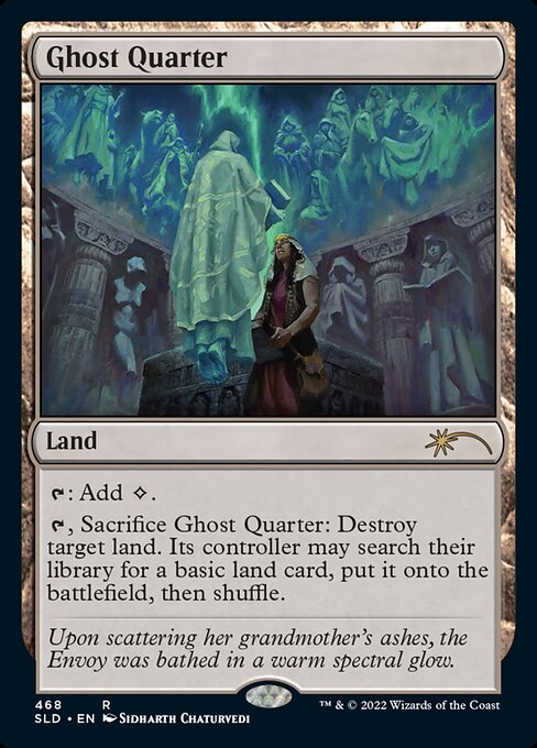 (468)《幽霊街/Ghost Quarter》[SLD] 土地R
