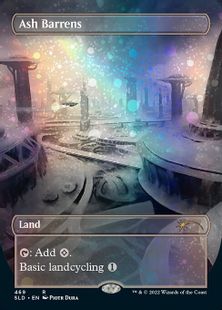 【ギャラクシー・Foil】(469)■ボーダーレス■《灰のやせ地/Ash Barrens》[SLD] 土地R