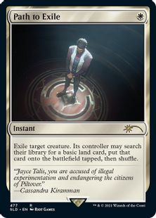 【Foil】(477)《流刑への道/Path to Exile》[SLD] 白R