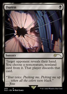 【Foil】(479)《強迫/Duress》[SLD] 黒R