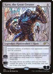 Foil】(501)《大いなる創造者、カーン/Karn, the Great Creator》[SLD 