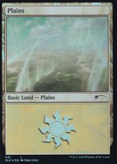 【Foil】(541)《平地/Plains》[SLD] 土地