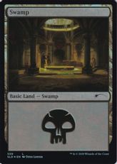 【Foil】(559)《沼/Swamp》[SLD] 土地