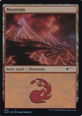 【Foil】(570)《山/Mountain》[SLD] 土地