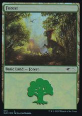 【Foil】(575)《森/Forest》[SLD] 土地