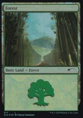 【Foil】(577)《森/Forest》[SLD] 土地