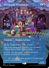 【Foil】(600)■ボーダーレス■《しつこい請願者/Persistent Petitioners》[SLD] 青