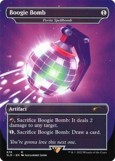 【Foil】(676)■ボーダーレス■《Boogie Bomb》[SLD] 茶R