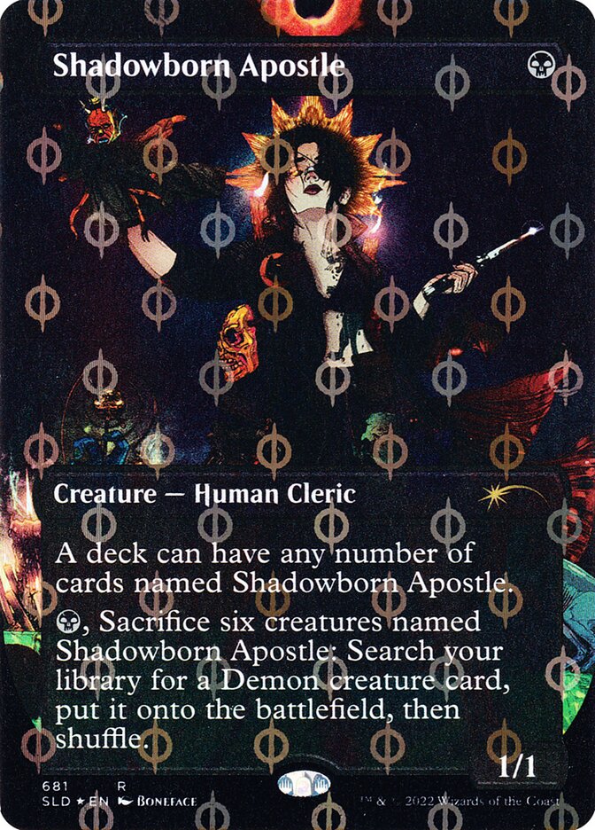 S&C・F】《影生まれの使徒/Shadowborn Apostle》[Secret Lair] 黒(681 