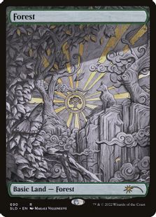 Foil】(690)□フルアート□《森/Forest》[SLD] 土地 | 日本最大級 MTG 