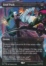 (7020)■ボーダーレス■《致命的な一押し/Fatal Push》[SLD] 黒