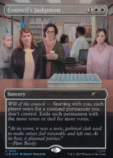 【Foil】(7041)■ボーダーレス■《議会の採決/Council's Judgment》[Secret Lair Series] 白
