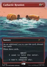 【Foil】(7045)■ボーダーレス■《安堵の再会/Cathartic Reunion》[Secret Lair Series] 赤