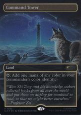 【Foil】(7063)■ボーダーレス■《統率の塔/Command Tower》[SLD] 土地