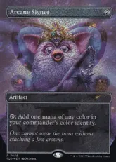 【コンフェッティ・Foil】(7068)■ボーダーレス■《秘儀の印鑑/Arcane Signet》[SLD] 茶