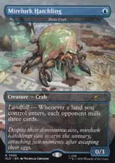 【Foil】(7095)■ボーダーレス■《遺跡ガニ/Ruin Crab》[SLD] 青R