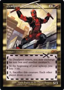 Foil】(7127)《Deadpool, Trading Card》[SLD] 金R | 日本最大級 MTG
