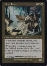 【Foil】(7137)■旧枠■《悪鬼の狩人/Fiend Hunter》[SLD] 白