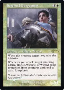 MTG【Foil】練達の地下探検家 旧枠foil SLD Foil】(7144)□旧枠□《練達の地下探検家/Seasoned Dungeoneer》[SLD