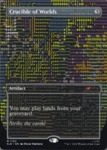 Foil】(7162)□ボーダーレス□《世界のるつぼ/Crucible of Worlds