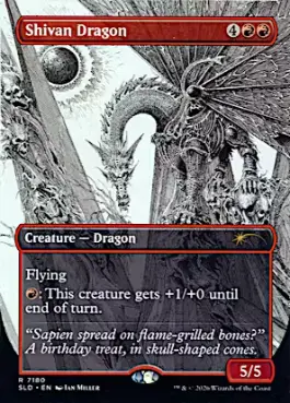 買取：(7180)□ボーダーレス□《シヴ山のドラゴン/Shivan Dragon》[SLD