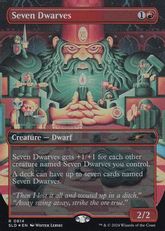【Foil】(814)■ボーダーレス■《七人の小人/Seven Dwarves》[SLD] 赤