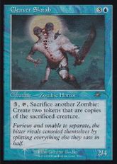 【Foil】(834)■旧枠■《大鉈のスカーブ/Cleaver Skaab》[SLD] 青