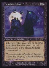 【Foil】(844)■旧枠■《首無し騎手/Headless Rider》[SLD] 黒