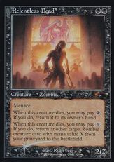 【Foil】(850)■旧枠■《無情な死者/Relentless Dead》[SLD] 黒