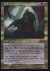 【Foil】(860)■旧枠■《精神破壊者、ネクサル/Nekusar, the Mindrazer》[SLD] 金