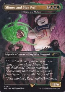 (872)■ボーダーレス■《Slimer and Stay Puft》/《ヤーグルとムルタニ/Yargle and Multani》[SLD] 金