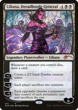 Foil】(510)《戦慄衆の将軍、リリアナ/Liliana, Dreadhorde General