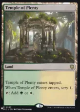 (BLC-343)《豊潤の神殿/Temple of Plenty》(SLD構築済み)[PWシンボル付き再版] 土地R