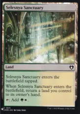 (CMM-1031)《セレズニアの聖域/Selesnya Sanctuary》(SLD構築済み)[PWシンボル付き再版] 土地C