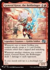 (J25-48)《電光の姫将軍、クレート/General Kreat, the Boltbringer》(SLD構築済み)[PWシンボル付き再版] 赤U