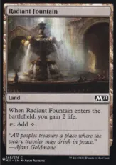 (M21-248)《光輝の泉/Radiant Fountain》(SLD構築済み)[PWシンボル付き再版] 土地C