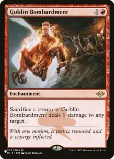 MH2-279)《ゴブリンの砲撃/Goblin Bombardment》(SLD構築済み)[PW