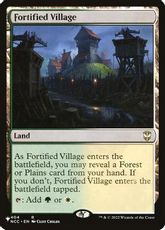 (NCC-404)《要塞化した村/Fortified Village》(SLD構築済み)[PWシンボル付き再版] 土地R