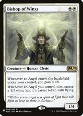 《翼の司教/Bishop of Wings》(SLD構築済み)[PWシンボル付き再版] 白R