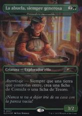 【Foil】(2057)■ボーダーレス■《La abuela, siempre generosa》//《不屈の補給兵/Tireless Provisioner》[SLD] 緑